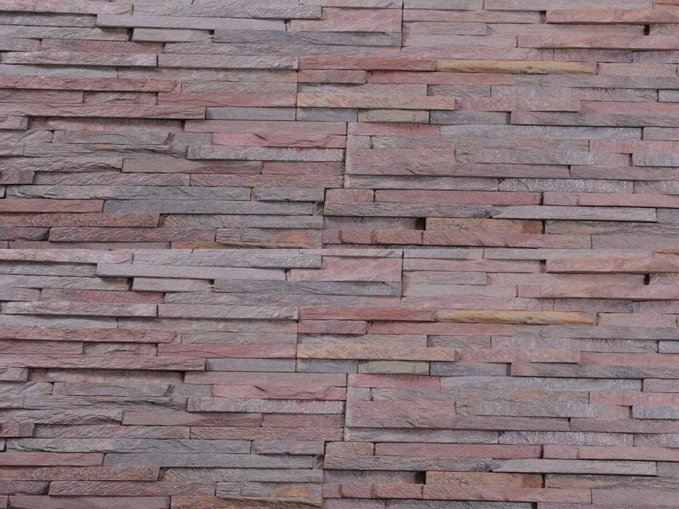 Natural Copper Slate stacked ledge culture Stone Cladding tiles